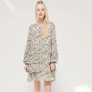 Nwt Urban Outfitters Rachele Tiered Babydoll Dress